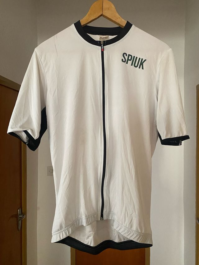 Maillot ciclismo Spiuk blanco talla L