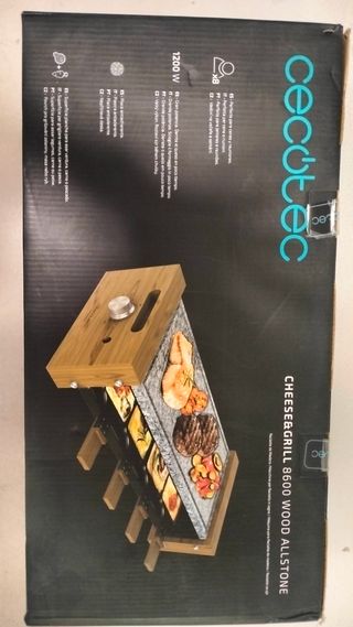 CheeseGrill 8600 Cecotec: Plancha y raclette.
