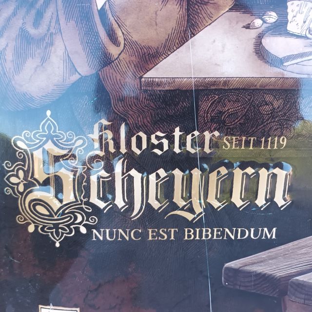 Insegne Birra Kloster Scheyern e Grimbergen scudo