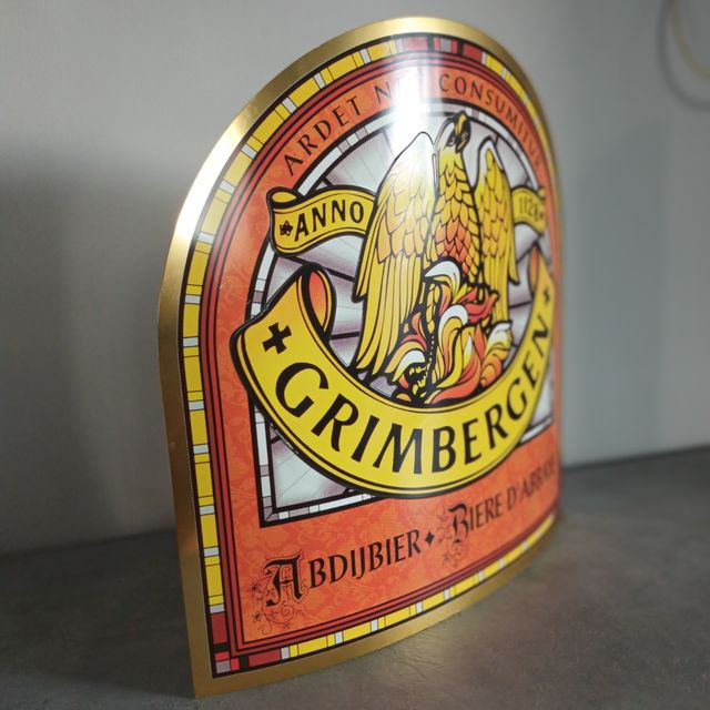 Insegne Birra Kloster Scheyern e Grimbergen scudo