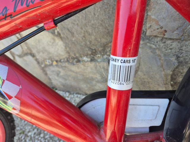 Bicicleta infantil Cars 16" 