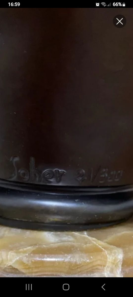 Figura soher Busto bronce firmado y numerado 16k