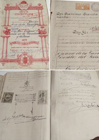 Documentos antiguos Torrelavega-Pte Viesgo