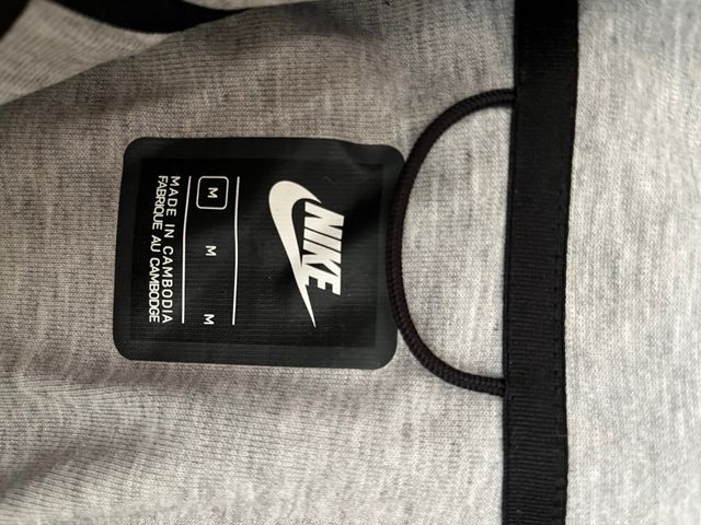 Sudadera Nike Tech Fleece Gris Mujer