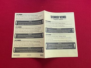 Manual Instrucion Consola Wii New Super Mario Bros