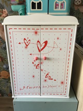 Armario ropero infantil de madera