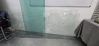 Mampara de cristal