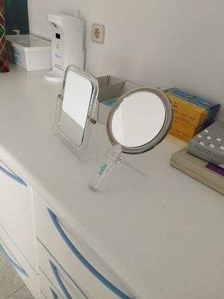 2 Espejos de sobremesa para dentista