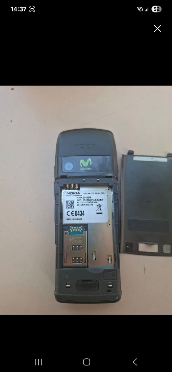 Nokia E50-1 - Teléfono móvil negro