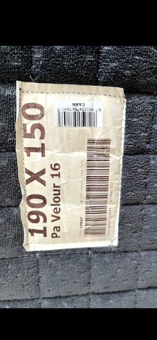 A TU CASA GRATIS Colchón gris -  Cama