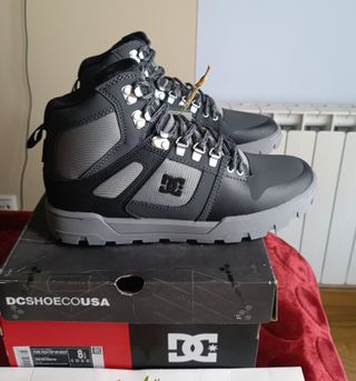 Botas DC Shoes - Piel Gris - Talla 41