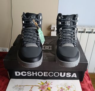 Botas DC Shoes - Piel Gris - Talla 41