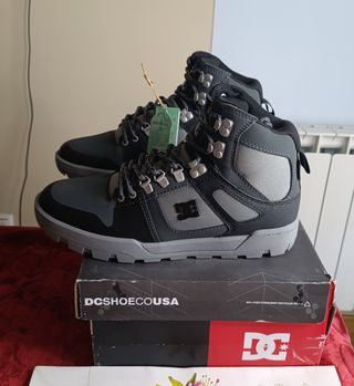 Botas DC Shoes - Piel Gris - Talla 41