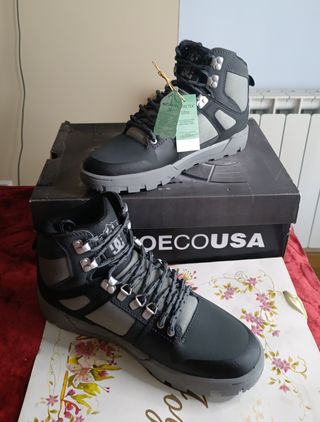 Botas DC Shoes - Piel Gris - Talla 41