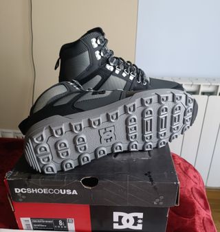 Botas DC Shoes - Piel Gris - Talla 41