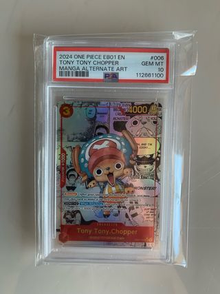 One Piece Chopper Manga EB01 Memorial Coll. PSA 10