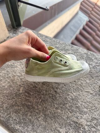 Scarpe Cienta bimbo/a verde oliva