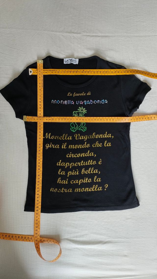 Maglietta Monella Vagabonda nera