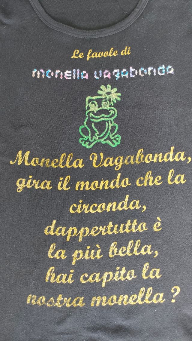 Maglietta Monella Vagabonda nera