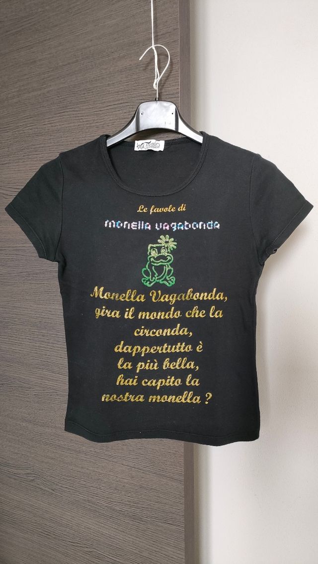 Maglietta Monella Vagabonda nera