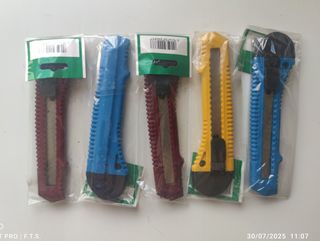 5 CUTTER GRANDES | Cuchillas. PRECINTADOS