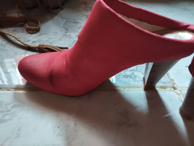 Zuecos rojos Mustang - Talla 37