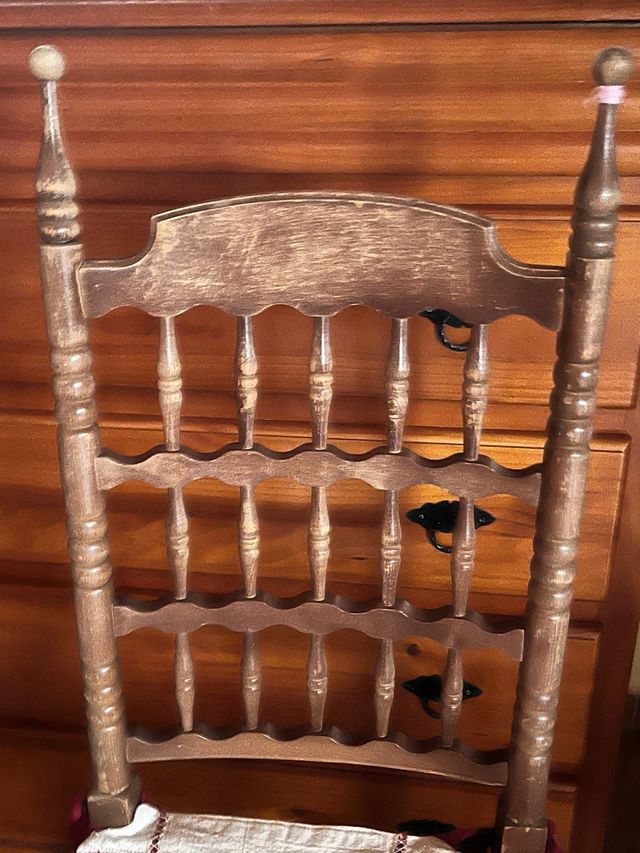 Sillas madera estilo castellano