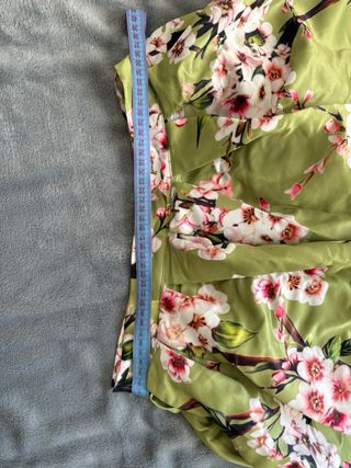 Falda floral verde M/L - Fiesta
