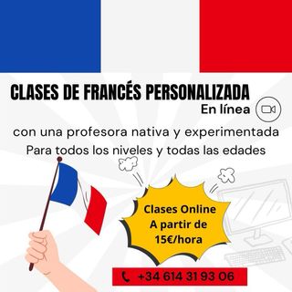 Clases de francés con profesora nativa