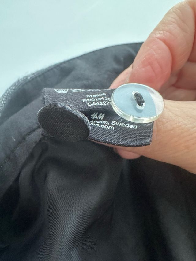 Pantalones lana gris 8XL