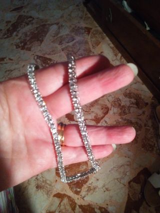 Collana Tennis 4mm Argento