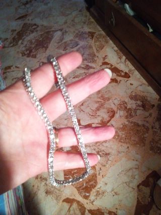 Collana Tennis 4mm Argento