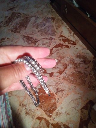 Collana Tennis 4mm Argento