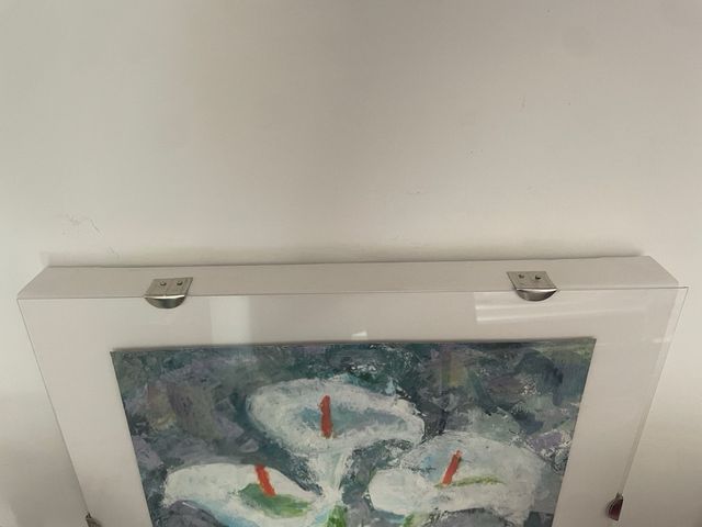 Pittura di fiori bianchi