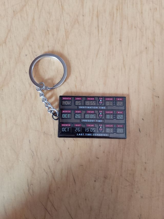 Llavero Volver al Futuro