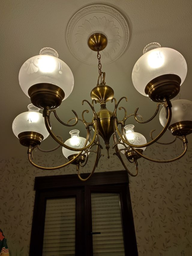 6  tulipas de cristal tallado