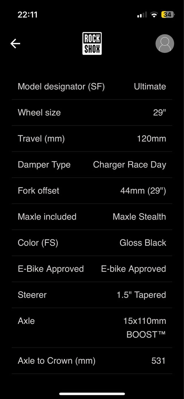 Amortiguador y horquilla sid ultimate 120