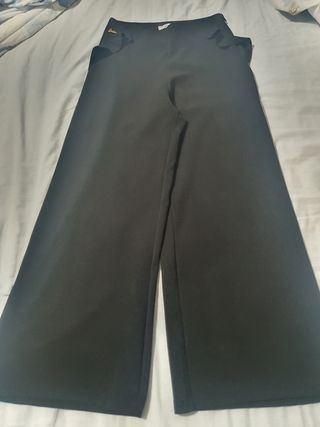 Pantaloni larghi neri donna
