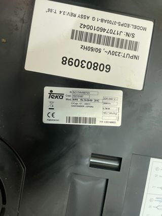 Placa inducción - Vitrocerámica