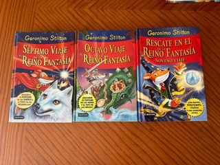 3 libros Geronimo Stilton del reino de la fantasia