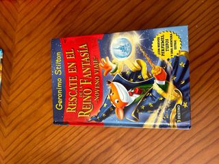 3 libros Geronimo Stilton del reino de la fantasia