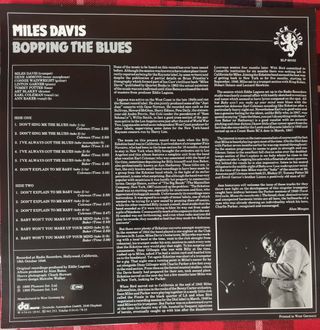 Miles Davis - Bopping the Blues LP