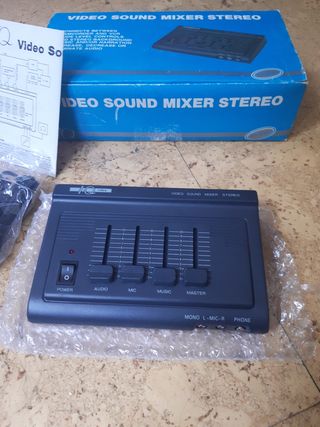 Mesa mezclas vídeo IQ - sonido estéreo
