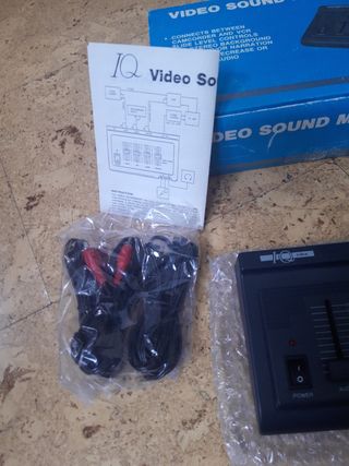 Mesa mezclas vídeo IQ - sonido estéreo