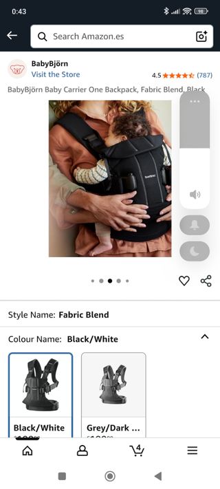Mochila portabebés Babybjörn One