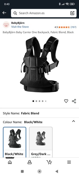 Mochila portabebés Babybjörn One