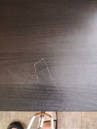 Mueble TV negro - madera ikea