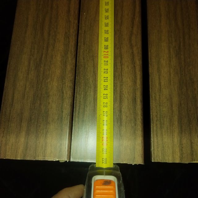 4 Rodapiés madera 2,24m