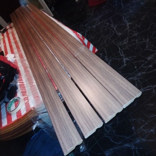 4 Rodapiés madera 2,24m