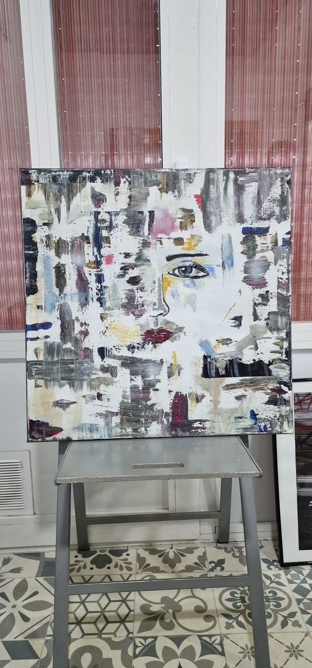 Pittura astratta - viso